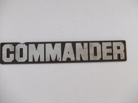 Commander jeep logo plaatje